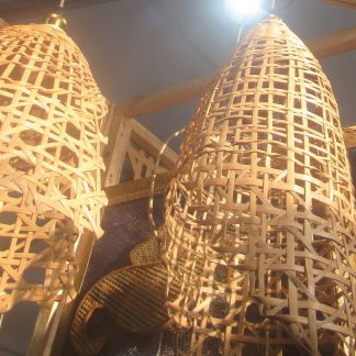 Suspension en rotin Lumen