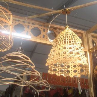 Suspension en rotin Halo