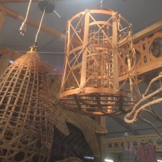 Suspension en rotin Aura