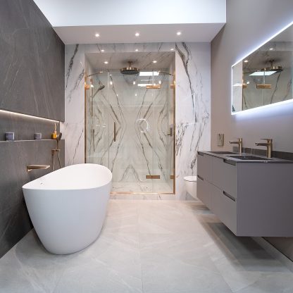 Miroir de salle de bain Onde
